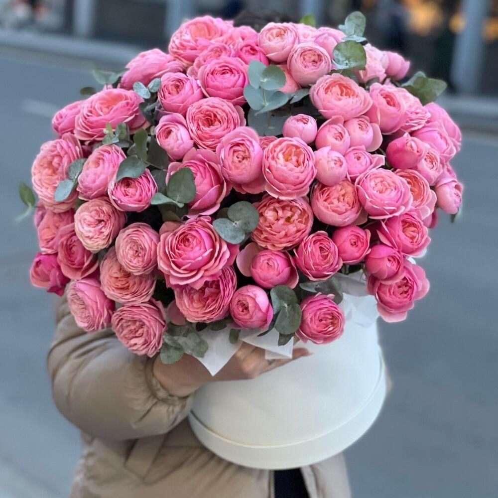 Пионовидные розы Сильва Пинк